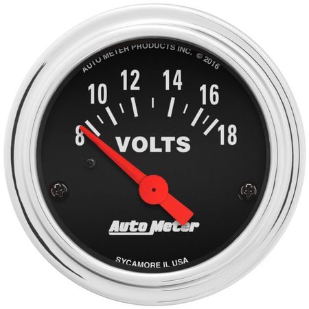 AUTO METER 2IN VOLTMETER, 8-18 VOLTS SSE 2592